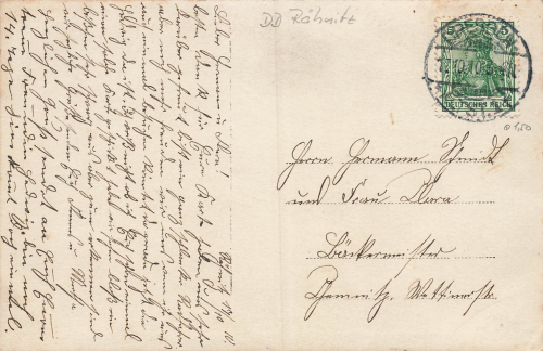 Raehnitz Dresden Wheelwright and Wagon Builder Clemens Trubenbach Real Photo o 1909