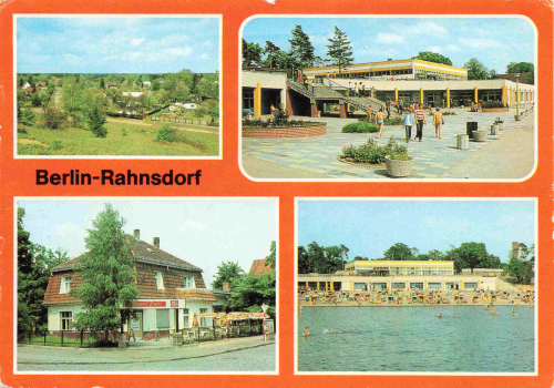 Rahnsdorf Berlin Mehrbildkarte o 1987