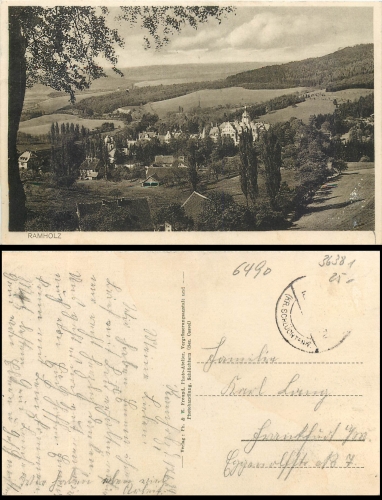 Ramholz Kreis Schlüchtern o 17.6.1929