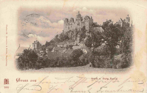 07389 Ranis Totalansicht o 1900