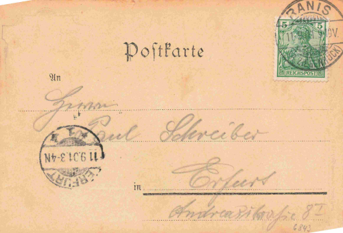 07389 Ranis Gruss aus ... Litho o 1901