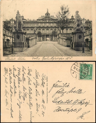 Rastatt Schloss o 10.4.1925