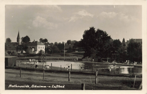 01848 Rathewalde Saxon Swimming Pool * 1955