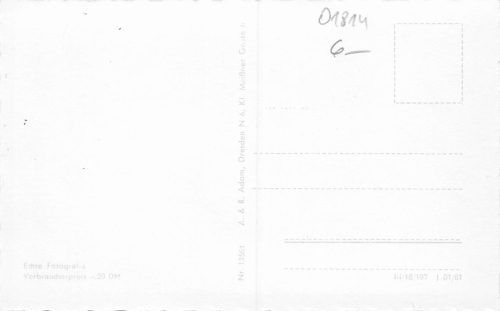 01814 Rathmannsdorf Saxon Switzerland Gasthaus Tiefer Grund * 1961