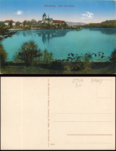 Ratzeburg See und Dom *ca.1920