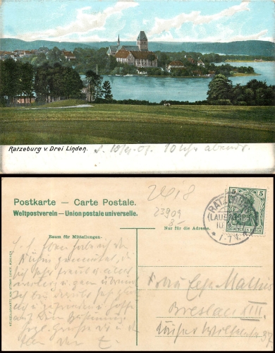 Ratzeburg von Drei Linden  o 10.9.07