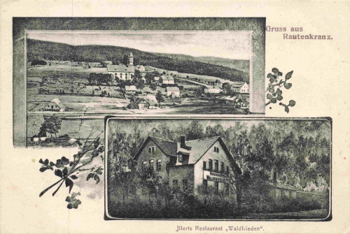 08262 Rautenkranz Illerts Restaurant Waldfrieden o 26.8.1910