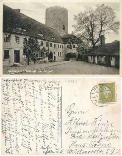 14823 Rabenstein Flaming Burghof o 4.5.1932