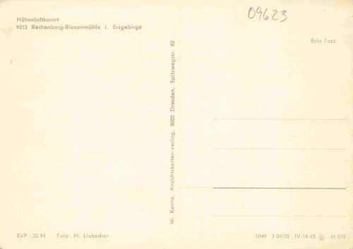 Rechenberg-Bienenmühle Erzgebirge * 1970
