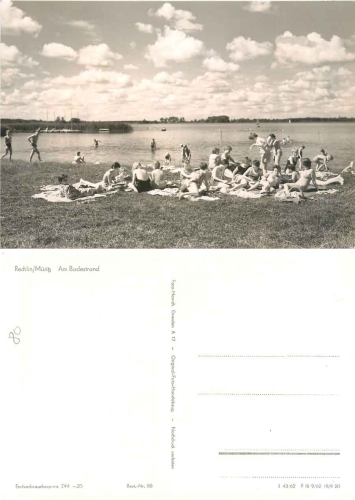 17248 Rechlin Müritz Badestrand *1962