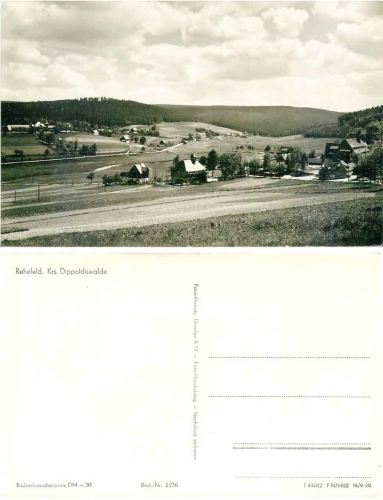 01773 Rehefeld Erzgebirge *1962 Hanich1176