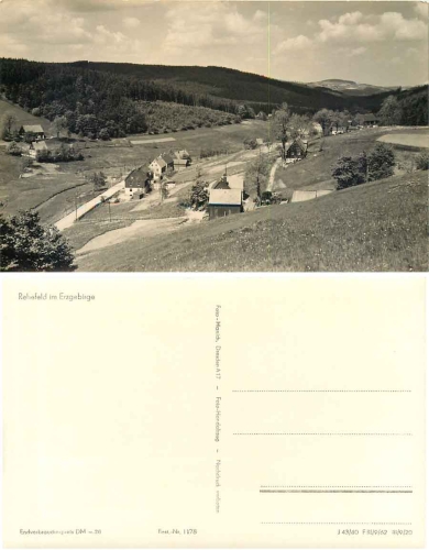 01773 Rehefeld Erzgebirge *1960 Hanich1178