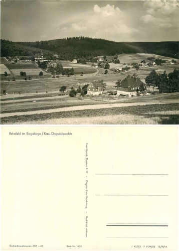01773 Rehefeld Erzgebirge *1963 Hanich1405