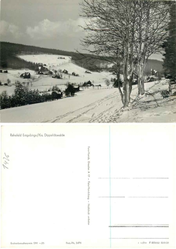 01773 Rehefeld Erzgebirge *1964 Hanich1476