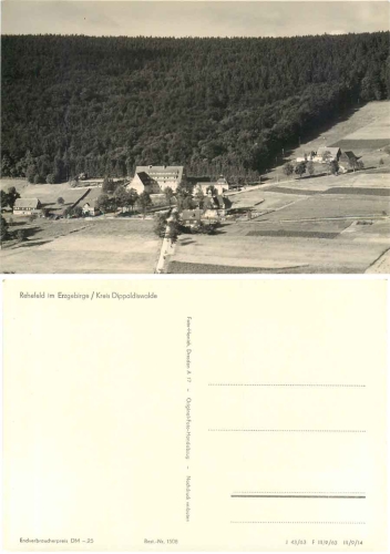 01773 Rehefeld Erzgebirge *1963 Hanich1508