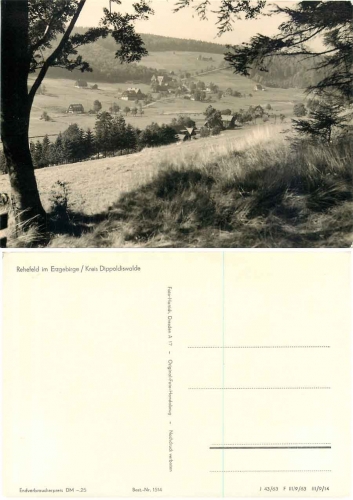 01773 Rehefeld Erzgebirge *1963 Hanich1514
