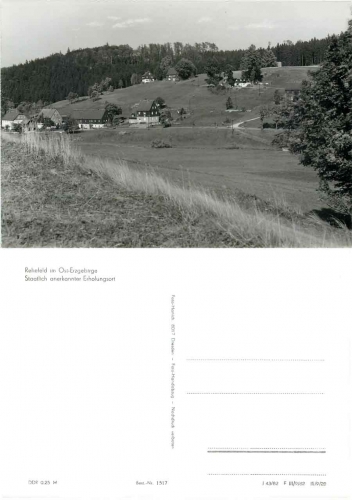 01773 Rehefeld Erzgebirge *1982 Hanich1517