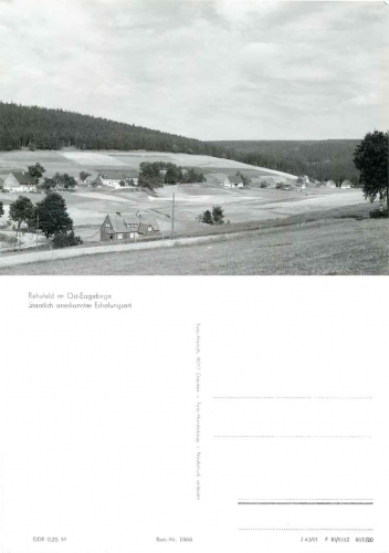 01773 Rehefeld Erzgebirge *1981 Hanich1866