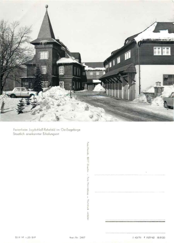 01773 Rehefeld Ferienheim Jagdschloss *1978 Hanich2407