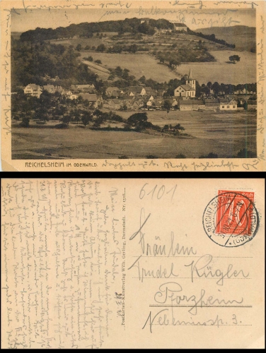 Reichelsheim Odenwald o 31.10.1921