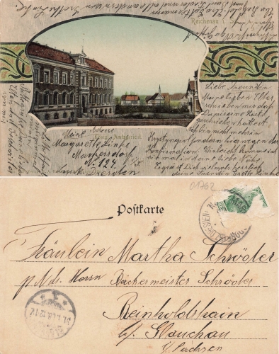 Reichenau Sa Amtsgericht Bogatynia o 1908