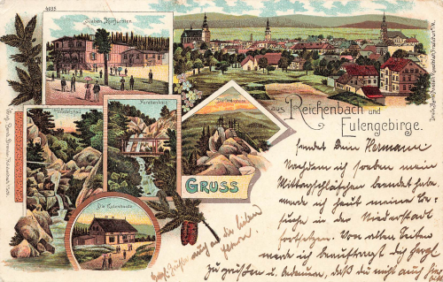 Reichenbach Eulengebirge Schlesien Dzierżoniów o1899