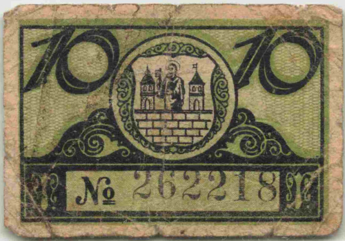 Reichenbach (Vogtland) Notgeldschein, um 1920