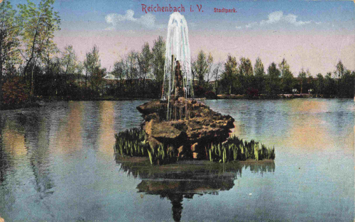 Reichenbach Vogtland Stadtpark * um 1920