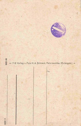 Reichenbach Vogtland Mittelring mit Rathausturm * um 1940