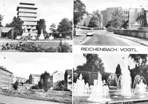 Reichenbach Vogtland Mehrbildkarte o 1981