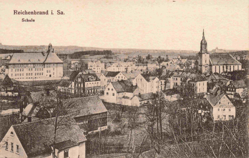 Reichenbrand Chemnitz Sachsen Schule * um 1920