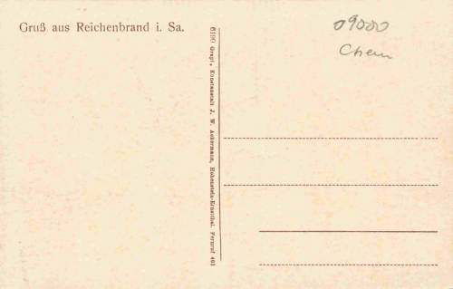 Reichenbrand Chemnitz Sachsen Schule * um 1920
