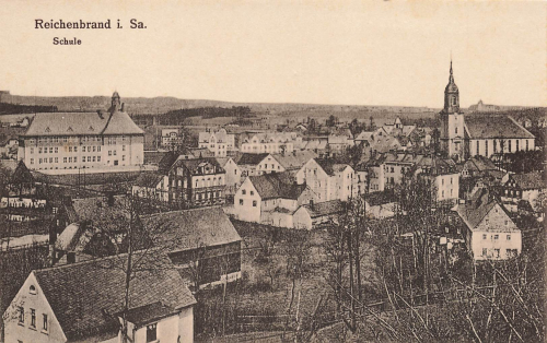 Reichenbrand Chemnitz Schule *ca.1915