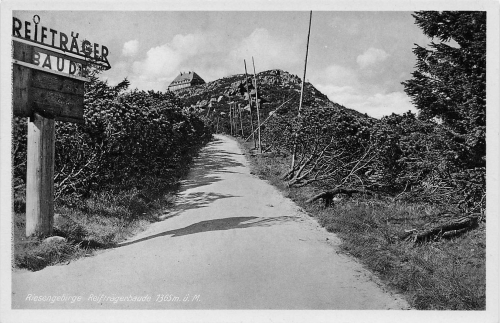 Reiftraegerbaude Riesengebirge Schlesien Schronisko na Szrenicy * 1941