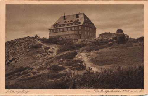 Reiftraegerbaude Riesengebirge Schlesien Schronisko na Szrenicy * um 1920
