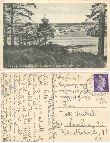 09496 Reitzenhain Erzgebirge o 17.4.1944