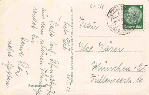 07368 Remptendorf Thüringen o 1941