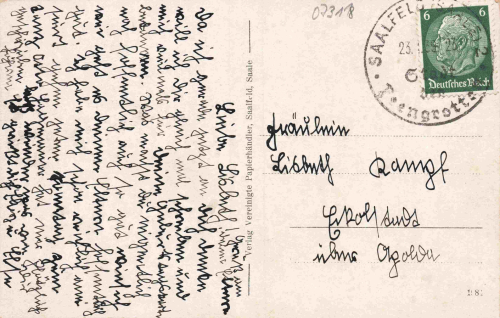 Gisratal Saalfeld Thüringen o 1930