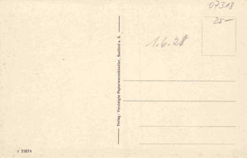 Reschwitz Obernitz Saalfeld Thüringen * 1928