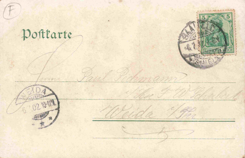 Reschwitz Saalfeld Thüringen o 1902