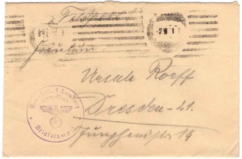 Reserve hospital I Lemberg Felpostbrief 2.WK
