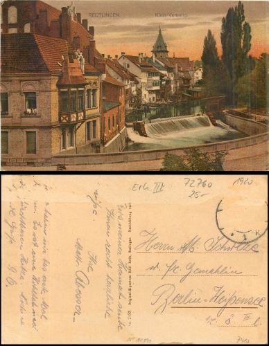 Reutlingen Klein-Venedig o ca. 1920