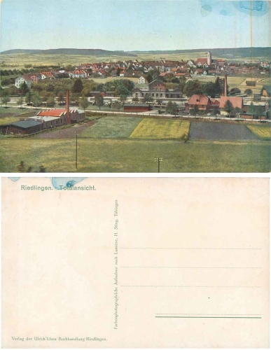 88499 Riedlingen color photo card * approx. 1930
