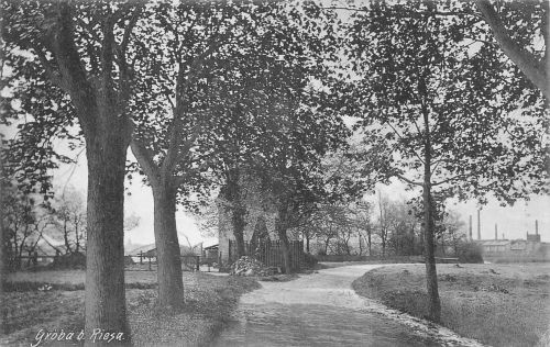Gröba Riesa Strassenansicht * 1908