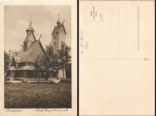Riesengebirge Kirche Wang * ca. 1930