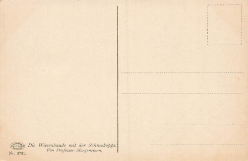 Riesengebirge Wiesenbaude Künstlerkarte Morgenstern Schlesien * um 1910
