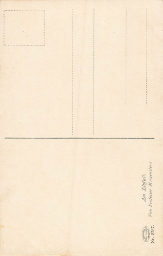 Riesengebirge Elbfall Künstlerkarte Morgenstern Schlesien * um 1910