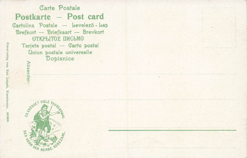 Riesengebirge Teichbaude Künstlerkarte Paul Rudolf Linke Schlesien * um 1900