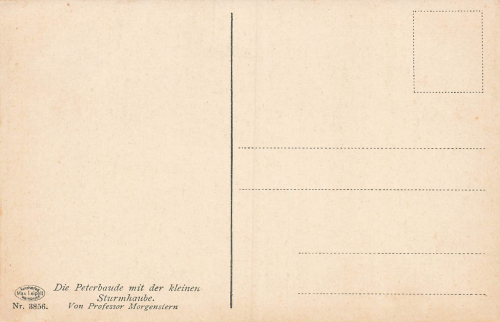 Peterbaude Giant Mountains Artist's Postcard Morning Star * circa 1910