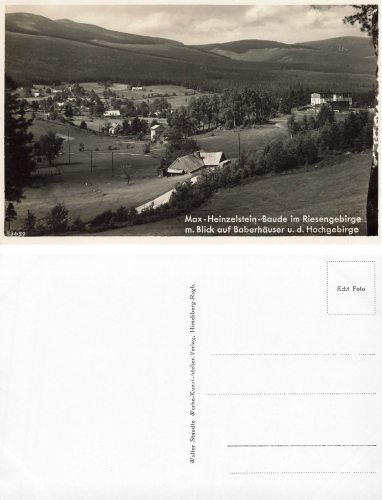 Riesengebirge Max-Heinzelstein-Baude Schlesien * um 1930